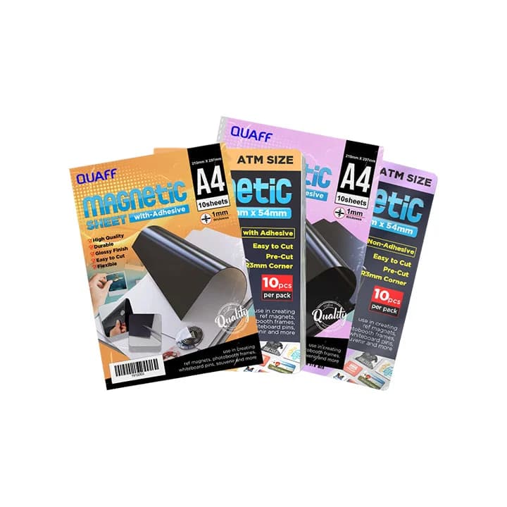 Quaff Magnetic Sheets 1mm A4