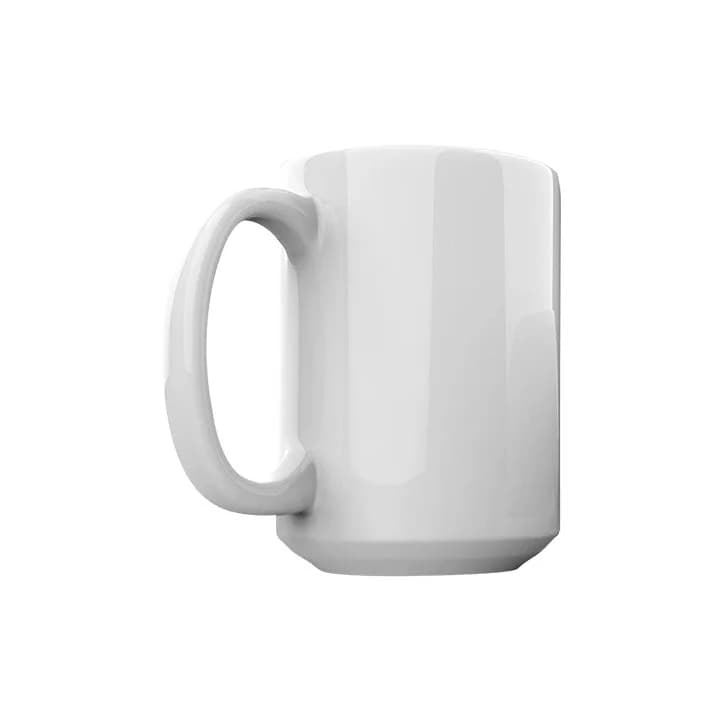 Quaff Big Coated White Mugs 15oz