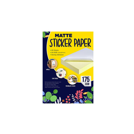 Quaff Sticker Paper Matte A4 175gsm
