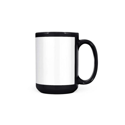 Cuyi Full Color Mug Black with White Print