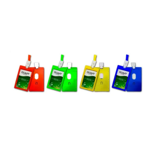 Quaff Plastic ID Card Holder & Lanyard 6612V