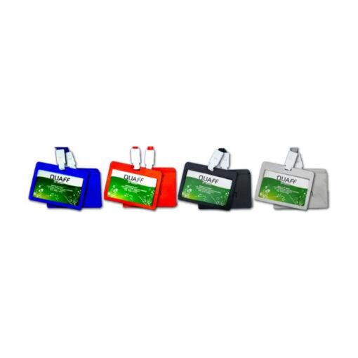 Quaff Plastic ID Card Holder/Lanyard 6611H